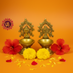 Antique Brass Sangu Chakra Deepam